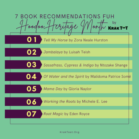 Book Recommendations for Hoodoo Heritage Month