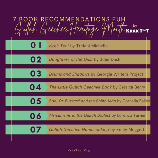 7 Books on Gullah Geechee Culture